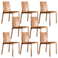 Contemporary Chair Armless Dining Chair with Metal Legs for Kitchen