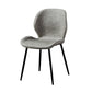 Contemporary Style Chairs Armless Dining Chairs with Metal Legs for Kitchen Light Gray 1 Piece Clearhalo 'Dining Chairs' 'Dining Tables & Seating' 'dining_chair' 'furn' 'furn_dining_chair' 'Furniture' 'Kitchen & Dining Furniture' 5458874