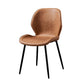 Contemporary Style Chairs Armless Dining Chairs with Metal Legs for Kitchen Brown 1 Piece Clearhalo 'Dining Chairs' 'Dining Tables & Seating' 'dining_chair' 'furn' 'furn_dining_chair' 'Furniture' 'Kitchen & Dining Furniture' 5458894