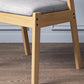 Moderne houten eetkamerstoel Open rug Dining zijmeubilair in matte afwerking voor thuis
