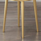 Glam Velvet Dining Chair Open Back Dining Side Furniture with Gold Legs in Matte Finish Clearhalo 'Dining Chairs' 'Dining Tables & Seating' 'dining_chair' 'furn' 'furn_dining_chair' 'Furniture' 'Kitchen & Dining Furniture' 5459123