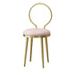 Glam Velvet Dining Chair Open Back Dining Side Furniture with Gold Legs in Matte Finish Clearhalo 'Dining Chairs' 'Dining Tables & Seating' 'dining_chair' 'furn' 'furn_dining_chair' 'Furniture' 'Kitchen & Dining Furniture' 5459129