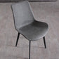 Contemporary Faux Leather Dining Chair Wingback Side Chair WIth 4 Legs in Matte Finish
