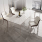 Modern Sintered Stone Top Dining Set Rectangle 1/2/4/5/6 Pieces Dining Room Table Set 4 Pieces: Table, 3 Chairs Clearhalo 'Dining Room Sets' 'Dining Tables & Seating' 'dining_room_set' 'furn' 'furn_dining_room_set' 'Furniture' 'Kitchen & Dining Furniture' 5459608