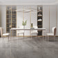 Modern Sintered Stone Top Dining Set Rectangle 1/2/4/5/6 Pieces Dining Room Table Set 5 Pieces: Table, 4 Chairs Clearhalo 'Dining Room Sets' 'Dining Tables & Seating' 'dining_room_set' 'furn' 'furn_dining_room_set' 'Furniture' 'Kitchen & Dining Furniture' 5459610