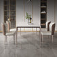 Modern Sintered Stone Top Dining Set Rectangle 1/2/4/5/6 Pieces Dining Room Table Set Clearhalo 'Dining Room Sets' 'Dining Tables & Seating' 'dining_room_set' 'furn' 'furn_dining_room_set' 'Furniture' 'Kitchen & Dining Furniture' 5459611