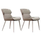 Modern Sintered Stone Top Dining Set Rectangle 1/2/4/5/6 Pieces Dining Room Table Set 2 Brown Chairs Clearhalo 'Dining Room Sets' 'Dining Tables & Seating' 'dining_room_set' 'furn' 'furn_dining_room_set' 'Furniture' 'Kitchen & Dining Furniture' 5459614