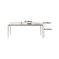 Modern Sintered Stone Top Dining Set Rectangle 1/2/4/5/6 Pieces Dining Room Table Set Clearhalo 'Dining Room Sets' 'Dining Tables & Seating' 'dining_room_set' 'furn' 'furn_dining_room_set' 'Furniture' 'Kitchen & Dining Furniture' 5459628