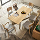 Modern Furniture Set 1/4/7 Pieces Rectangle Table Set with Solid Wood Dining Chairs