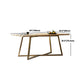 Modern Furniture Set 1/4/7 Pieces Rectangle Table Set with Solid Wood Dining Chairs
