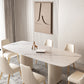 Modern Sintered Stone Dining Set Rectangle 1/4/5/7 Pieces Dining Room Table Set