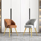 Glam Dining Set 1/4/5 Pcs Rectangle Sintered Stone Top Set with Parsons Chairs