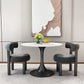 Juego de comedor redondo moderno de piedra sinterizada, juego de comedor de 1/2/3/4/5 piezas para comedor