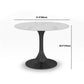 Juego de comedor redondo moderno de piedra sinterizada, juego de comedor de 1/2/3/4/5 piezas para comedor