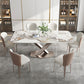 Set da pranzo moderno in pietra sinterizzata Set da pranzo da 1/2/5/7 pezzi