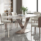 Set da pranzo moderno in pietra sinterizzata Set da pranzo da 1/2/5/7 pezzi