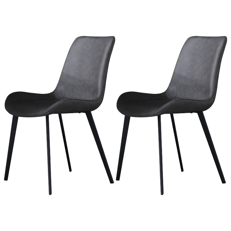 Modern Sintered Stone Top Dining Set Rectangle 1/2/5/7 Pieces Black Dining Room Table Set 2 Black Chairs Clearhalo 'Dining Room Sets' 'Dining Tables & Seating' 'dining_room_set' 'furn' 'furn_dining_room_set' 'Furniture' 'Kitchen & Dining Furniture' 5463735