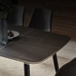 Modern Sintered Stone Top Dining Set Rectangle 1/2/5/7 Pieces Black Dining Room Table Set Clearhalo 'Dining Room Sets' 'Dining Tables & Seating' 'dining_room_set' 'furn' 'furn_dining_room_set' 'Furniture' 'Kitchen & Dining Furniture' 5463741