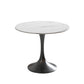 Modern Round Dining Table Set 1/2/3/4/5 Pcs Sintered Stone Dining Table and Chairs