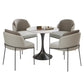 Modern Round Dining Table Set 1/2/3/4/5 Pcs Sintered Stone Dining Table and Chairs