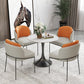 Modern Round Dining Table Set 1/2/3/4/5 Pcs Sintered Stone Dining Table and Chairs