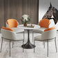 Modern Round Dining Table Set 1/2/3/4/5 Pcs Sintered Stone Dining Table and Chairs