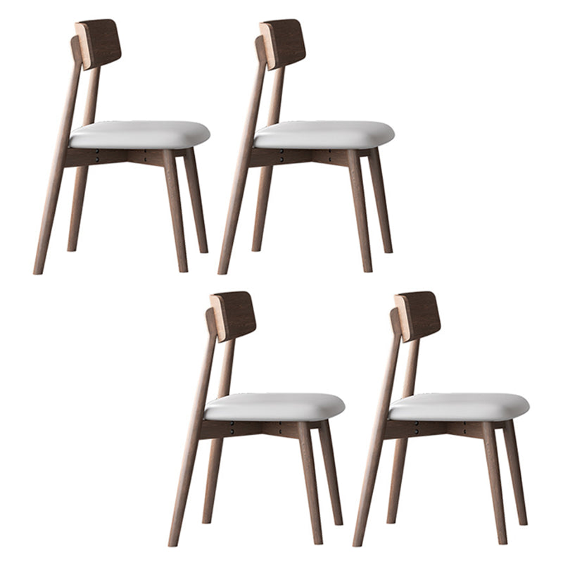 Modern Sintered Stone Top Dining Set Rectangle 1/3/4/5/7 Pieces wooden Table Set 4 Grey Chairs Clearhalo 'Dining Room Sets' 'Dining Tables & Seating' 'dining_room_set' 'furn' 'furn_dining_room_set' 'Furniture' 'Kitchen & Dining Furniture' 5463838