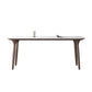 Modern Sintered Stone Top Dining Set Rectangle 1/3/4/5/7 Pieces wooden Table Set Clearhalo 'Dining Room Sets' 'Dining Tables & Seating' 'dining_room_set' 'furn' 'furn_dining_room_set' 'Furniture' 'Kitchen & Dining Furniture' 5463842