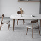 Modern Sintered Stone Top Dining Set Rectangle 1/3/4/5/7 Pieces wooden Table Set Clearhalo 'Dining Room Sets' 'Dining Tables & Seating' 'dining_room_set' 'furn' 'furn_dining_room_set' 'Furniture' 'Kitchen & Dining Furniture' 5463849
