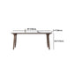 Modern Sintered Stone Top Dining Set Rectangle 1/3/4/5/7 Pieces wooden Table Set Clearhalo 'Dining Room Sets' 'Dining Tables & Seating' 'dining_room_set' 'furn' 'furn_dining_room_set' 'Furniture' 'Kitchen & Dining Furniture' 5463852