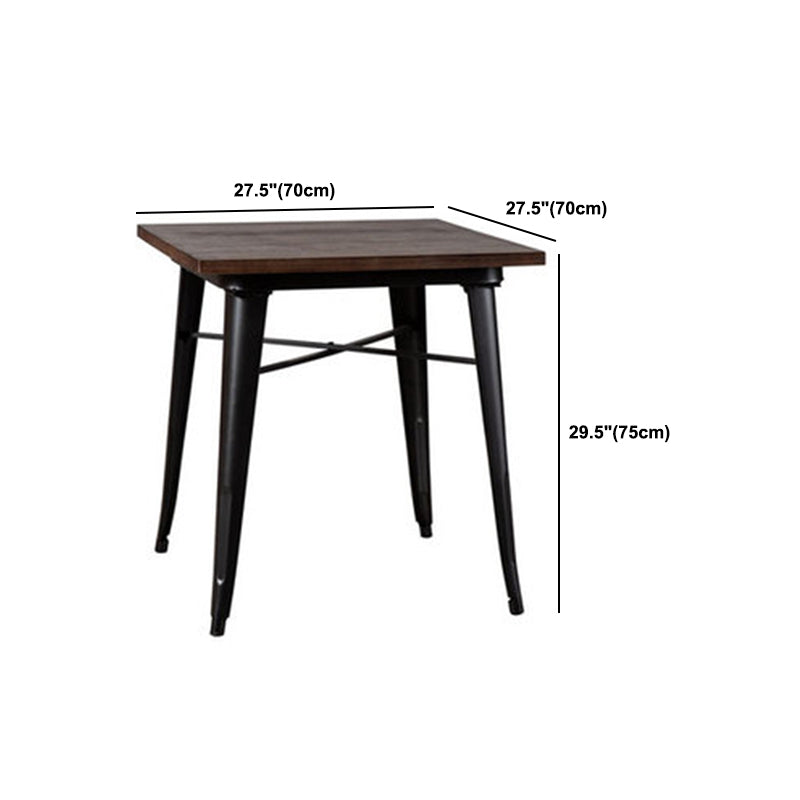 Industrial Dining Chairs Set 1/2/5 Pcs Metal Dining Table and Chairs