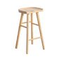 Tableau de barre de forme irrégulière industrielle 1/5 pièces COMPTENDRE DE COMPTENDRE EN BOIS avec tabourets