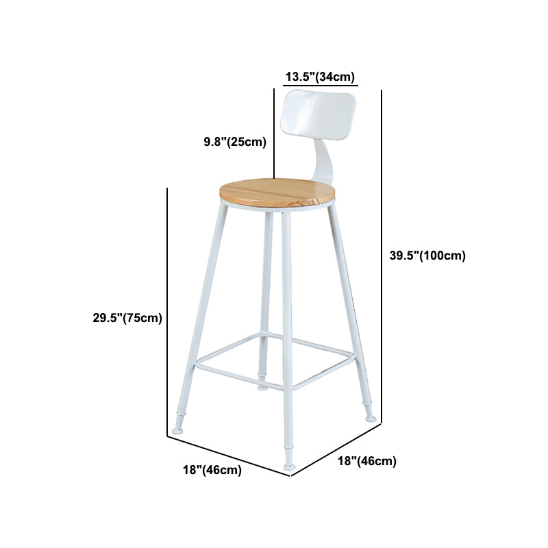 Luxe rechthoek vaste houten staaftafel set 1/4 stukken tegen tafel met zwarte ontlasting