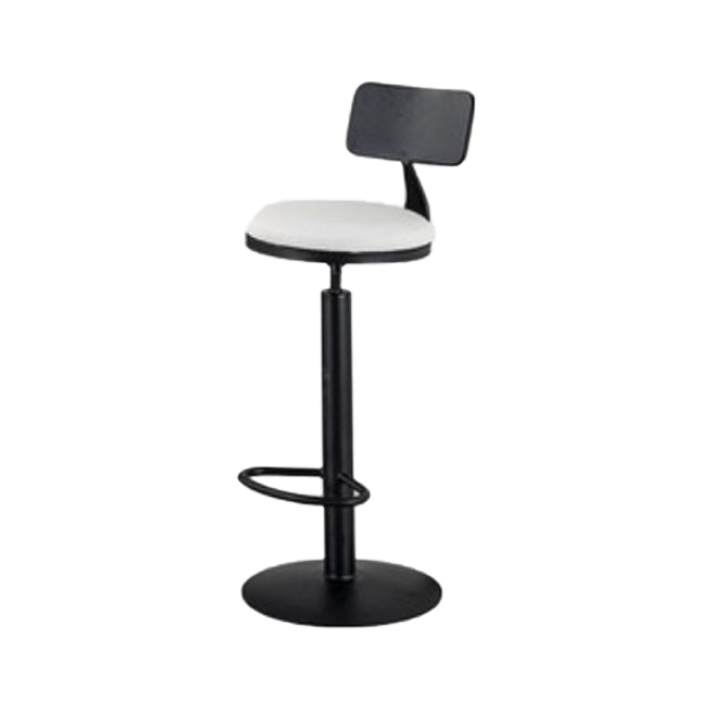 Glam Oval Bar Pub Table Set 1/3 Pieces Stone Top Bar Stool and Table Set Black 30"H Stool (Single) Clearhalo 'Bar Furniture' 'furn' 'furn_home_bar_bar_sets' 'Furniture' 'Home Bars & Bar Sets' 'home_bar_bar_sets' 'Kitchen & Dining Furniture' 5463962