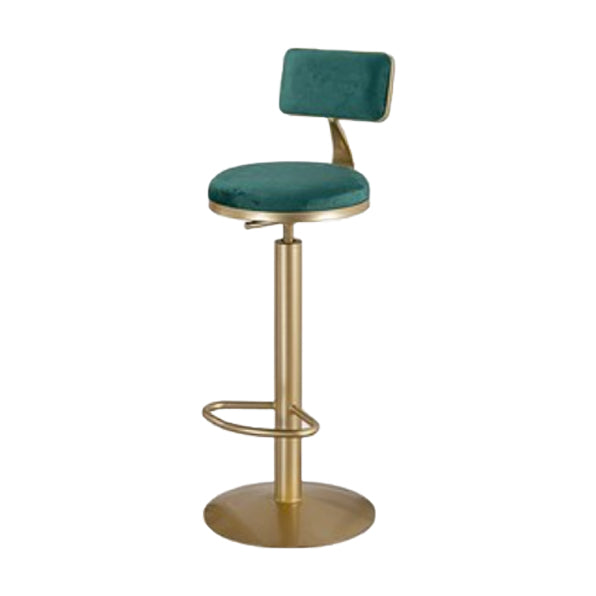 Glam Oval Bar Pub Table Set 1/3 Pieces Stone Top Bar Stool and Table Set Green 30"H Stool (Single) Clearhalo 'Bar Furniture' 'furn' 'furn_home_bar_bar_sets' 'Furniture' 'Home Bars & Bar Sets' 'home_bar_bar_sets' 'Kitchen & Dining Furniture' 5463969