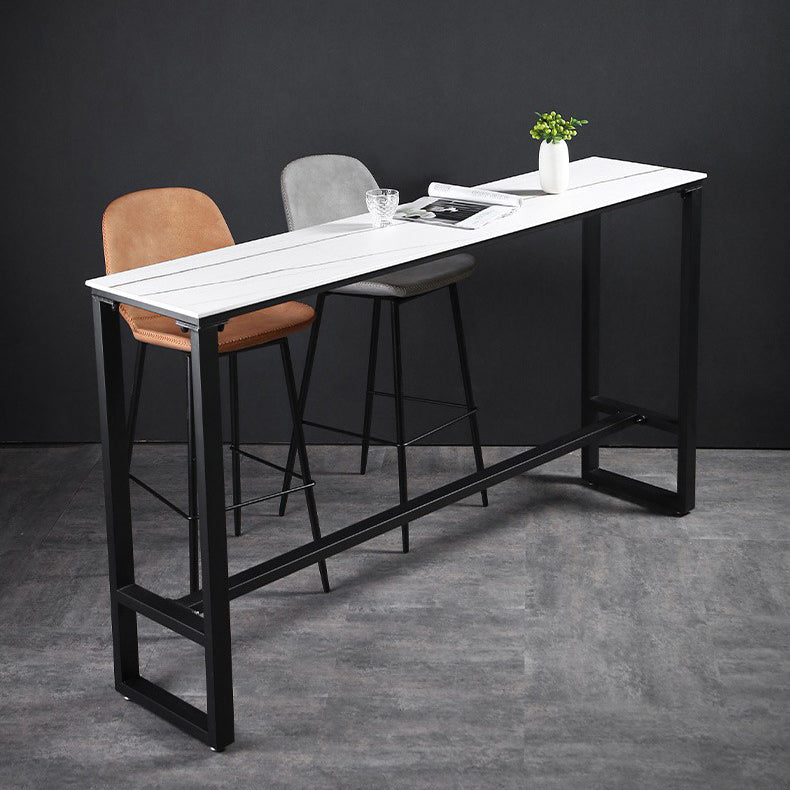 Set di banconi del soggiorno 1/2/3 pezzi rettangolo di altezza da banco bianco