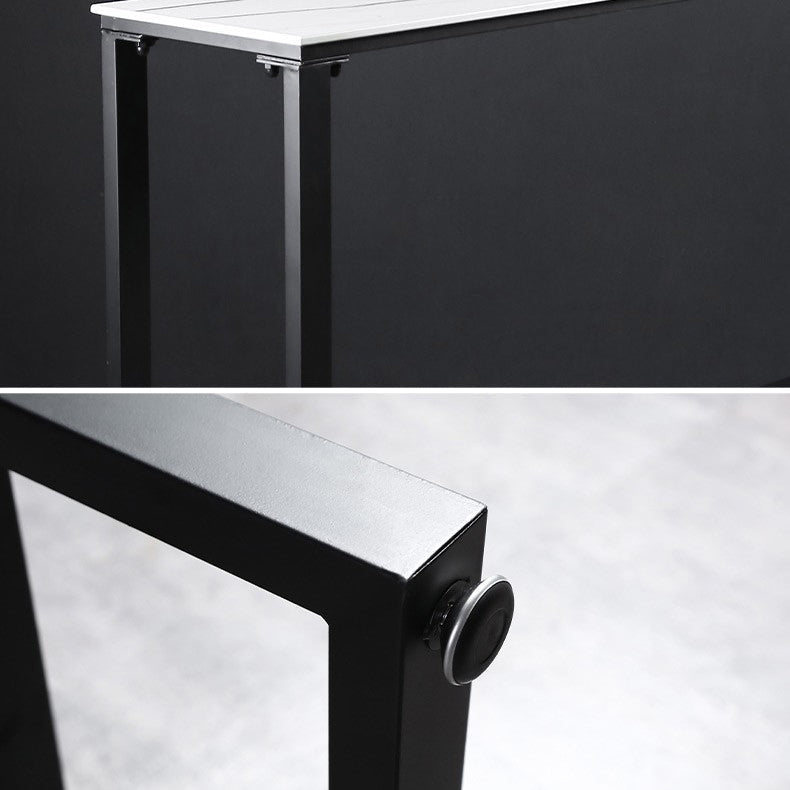 Set di banconi del soggiorno 1/2/3 pezzi rettangolo di altezza da banco bianco