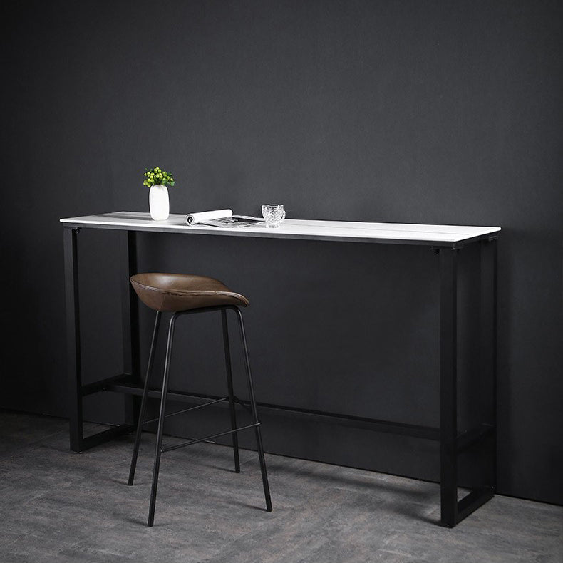 Set di banconi del soggiorno 1/2/3 pezzi rettangolo di altezza da banco bianco