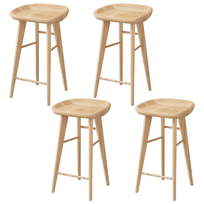 1/3/4/5 pezzi tavolo in legno massiccio e set di sgabelli fini moderni set da bar moderno