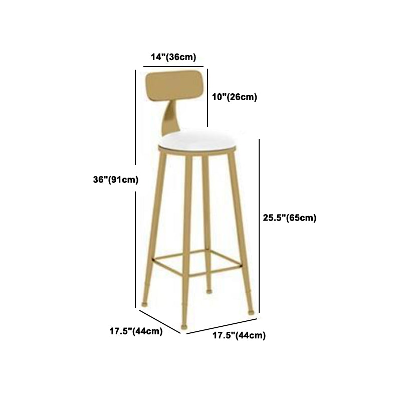 Glam 1/3/5 Pieces Bar Table Set Round Stone Counter Table with High Stools Clearhalo 'Bar Furniture' 'furn' 'furn_home_bar_bar_sets' 'Furniture' 'Home Bars & Bar Sets' 'home_bar_bar_sets' 'Kitchen & Dining Furniture' 5464130