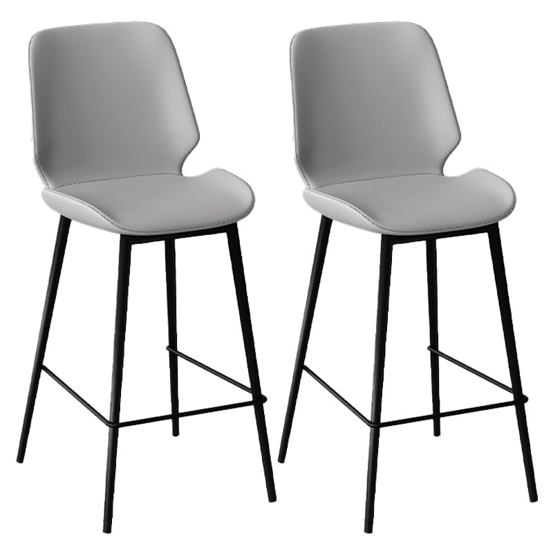 Taburete de cuero de cuero de cuero de cuero de cuero de cuero y taburete escandinavo