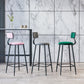 Modern Armless Backrest Counter Stool Iron Dining Room Bar Stool with Cushion Clearhalo 'Bar Furniture' 'Bar Stools' 'bar_stools' 'furn' 'furn_bar_stools' 'Furniture' 'Kitchen & Dining Furniture' 5464504