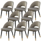 Gorgeous Fabric Dining Chair, Modern Minimalist Open Plan Family Dining Chair Dark Gray 8 Piece Set Clearhalo 'Dining Chairs' 'Dining Tables & Seating' 'dining_chair' 'furn' 'furn_dining_chair' 'Furniture' 'Kitchen & Dining Furniture' 5464763