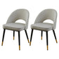 Gorgeous Fabric Dining Chair, Modern Minimalist Open Plan Family Dining Chair Light Gray 2 Piece Set Clearhalo 'Dining Chairs' 'Dining Tables & Seating' 'dining_chair' 'furn' 'furn_dining_chair' 'Furniture' 'Kitchen & Dining Furniture' 5464764