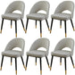 Gorgeous Fabric Dining Chair, Modern Minimalist Open Plan Family Dining Chair Light Gray 6 Piece Set Clearhalo 'Dining Chairs' 'Dining Tables & Seating' 'dining_chair' 'furn' 'furn_dining_chair' 'Furniture' 'Kitchen & Dining Furniture' 5464769
