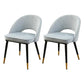 Gorgeous Fabric Dining Chair, Modern Minimalist Open Plan Family Dining Chair Sky Blue 2 Piece Set Clearhalo 'Dining Chairs' 'Dining Tables & Seating' 'dining_chair' 'furn' 'furn_dining_chair' 'Furniture' 'Kitchen & Dining Furniture' 5464787