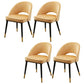 Gorgeous Fabric Dining Chair, Modern Minimalist Open Plan Family Dining Chair Apricot 4 Piece Set Clearhalo 'Dining Chairs' 'Dining Tables & Seating' 'dining_chair' 'furn' 'furn_dining_chair' 'Furniture' 'Kitchen & Dining Furniture' 5464792