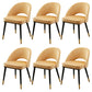 Gorgeous Fabric Dining Chair, Modern Minimalist Open Plan Family Dining Chair Apricot 6 Piece Set Clearhalo 'Dining Chairs' 'Dining Tables & Seating' 'dining_chair' 'furn' 'furn_dining_chair' 'Furniture' 'Kitchen & Dining Furniture' 5464793
