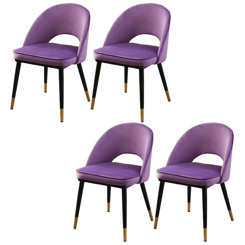 Gorgeous Fabric Dining Chair, Modern Minimalist Open Plan Family Dining Chair Grape 4 Piece Set Clearhalo 'Dining Chairs' 'Dining Tables & Seating' 'dining_chair' 'furn' 'furn_dining_chair' 'Furniture' 'Kitchen & Dining Furniture' 5464796