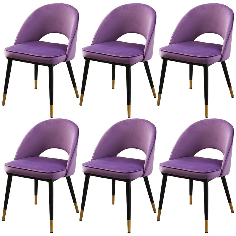 Gorgeous Fabric Dining Chair, Modern Minimalist Open Plan Family Dining Chair Grape 6 Piece Set Clearhalo 'Dining Chairs' 'Dining Tables & Seating' 'dining_chair' 'furn' 'furn_dining_chair' 'Furniture' 'Kitchen & Dining Furniture' 5464797